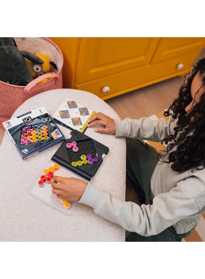 SmartGames IQ Gears, Fun IQ Brain Teaser Puzzle, Cognitive Development STEM Toy with 120+ Challenges, Travel Friendly Handheld Educational Matching Puzzle Game, Suitable for Children Above 7+ - Image 5